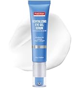 Purederm Revitalizing Eye Gel Serum – Cooling Eye Roller with 5% Volufiline, Caffeine & Vegan Col...