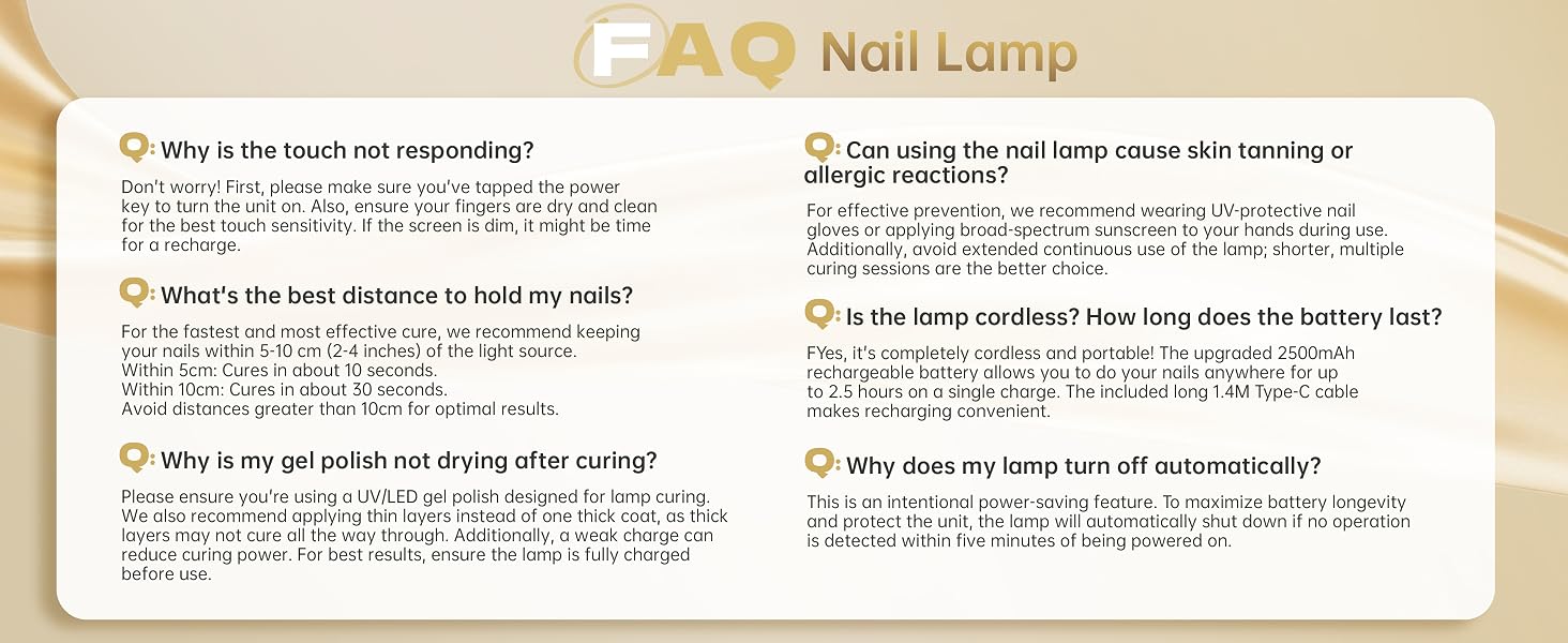 touch uv lamp for nails