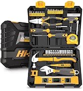 Hi-Spec 57piece Home & Garage Mechanics Tool Kit Set. Complete Essential Hand Tools for DIY Repairs