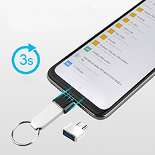 USB Female to Type C Male OTG Adaptor