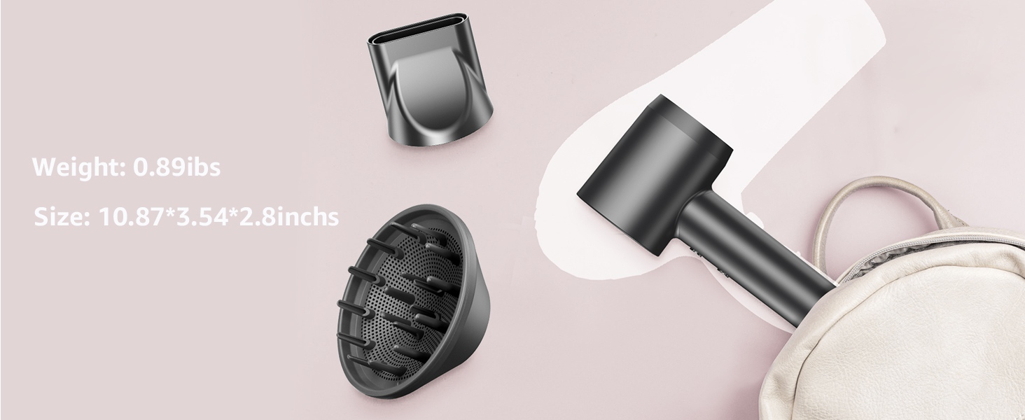 hair dryer with diffuser nozzle