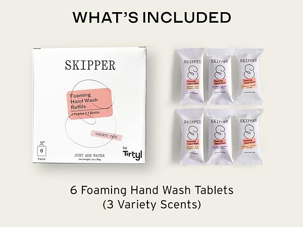 What's Included: 6 Tablets - Variety Fragrances