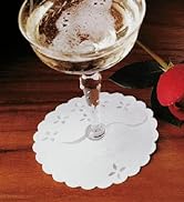 Regency Wraps Fabric Covers for the Bases of Stemmed Glasses, Absorbent and Disposable Stem Wraps...