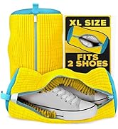 shoe washing bag for washing machine holding sneakers inside protective mesh bag during laundry