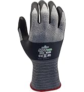 SHOWA Foam Nitrile Palm Coated General Purpose Work Glove with Microfiber Liner