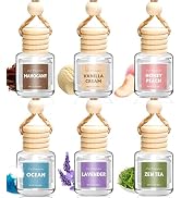 AROIC Car Air Freshener for Women, 6 Pack Air Freshener Diffuser, Hanging Air Fragrance Essential...