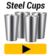 Beasea Stainless Steel Cups 16 oz 4 Pack