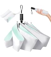LILAC UV Sun Umbrella for Sun Protection & Rain, Small Compact Travel Japanese style, Refined cra...