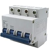 Xiaoyztan 50 Amp Four-Pole Circuit Breaker Switch, Din Rail Mounted Home Use Circuit Breaker for ...