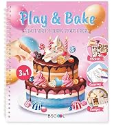 BSCOOL - Drawing, Coloring & Activity Book: Play and Bake with Stickers, Guides and Recipes. Dres...