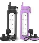 gift mom dad glass bento boxes countainer glasss macro water bottle glas glass meal prep container