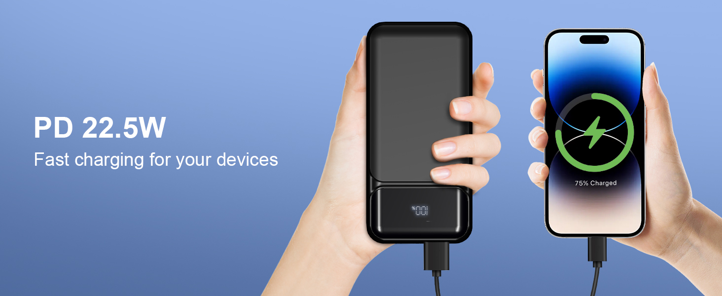 travel essentials,phone battery charger,portable charger with built in cable,camping essentials