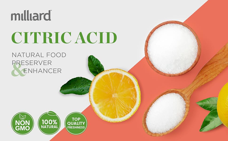milliard citric acid powder cleaning food grade sour cleaner bath bombs citrix cotric acud candy