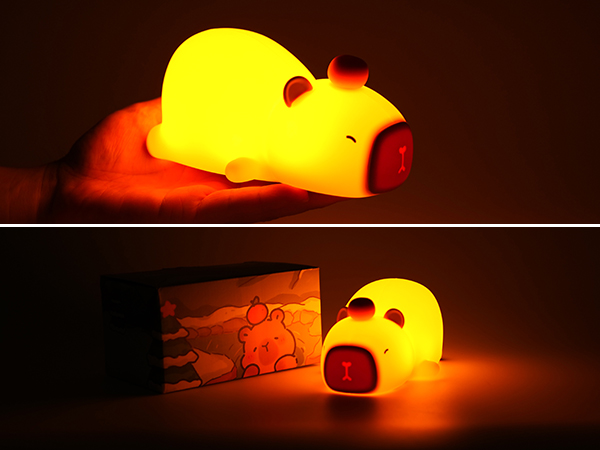 rechargeable night light for kids, funny gifts, kawaii stuff, baby night light