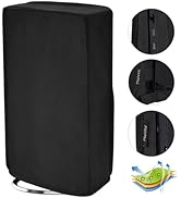 PlayVital Vertical Dust Cover for ps5 Slim Disc Edition(The New Smaller Design), Nylon Dust Proof...