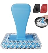 TOPULORS Cast Iron Scrubber & Scraper Kit - 316 Stainless Steel Cast Iron Cleaner - Chainmail Scr...