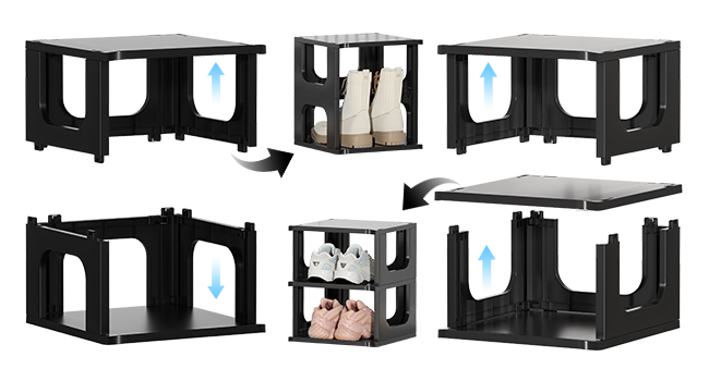 free standing shoe racks