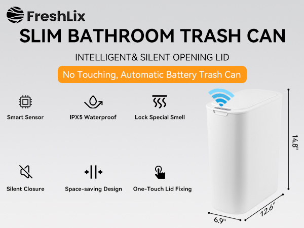 bathroom trash can