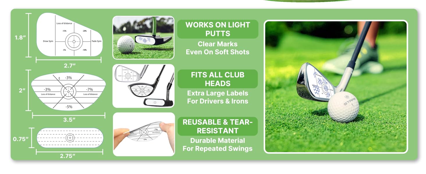 golf impact tape