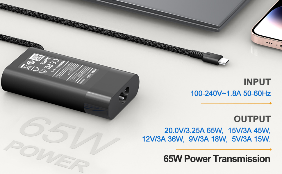 65W USB C Charger
