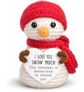 Viaosanza Easter Charming Crochet Snowman Gift - Spring Home Decoration to Inspire Love and Warmt...