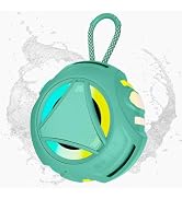 Bluetooth Shower Speake Waterproof,Portable Outdoor Bluetooth Speake with RGB Lights,IPX67 Floati...