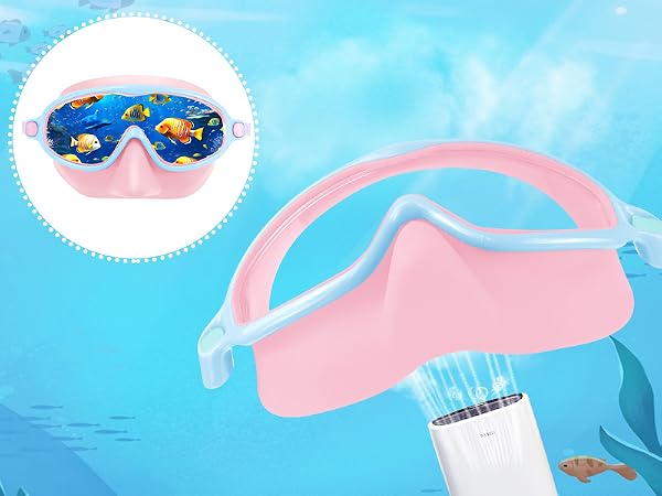goggles with nose cover