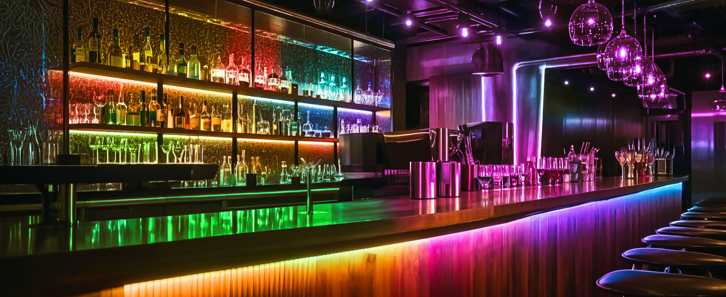 the bar at the club