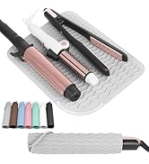 WRORUNER Larger Size Silicone Heat Resistant Mat for Curling Irons, Flat Irons, Hair Straightener...