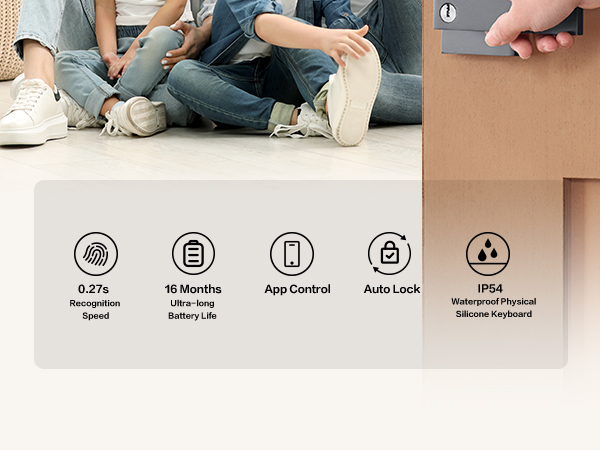 fingerprint deadbolt door lock