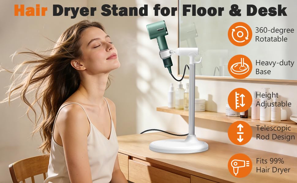 hair dryer stand