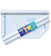 Chell 2 Pack Clear Contact Paper Roll for Books, 17.5in x 5ft Clear Self Adhesive Book Cover Pape...