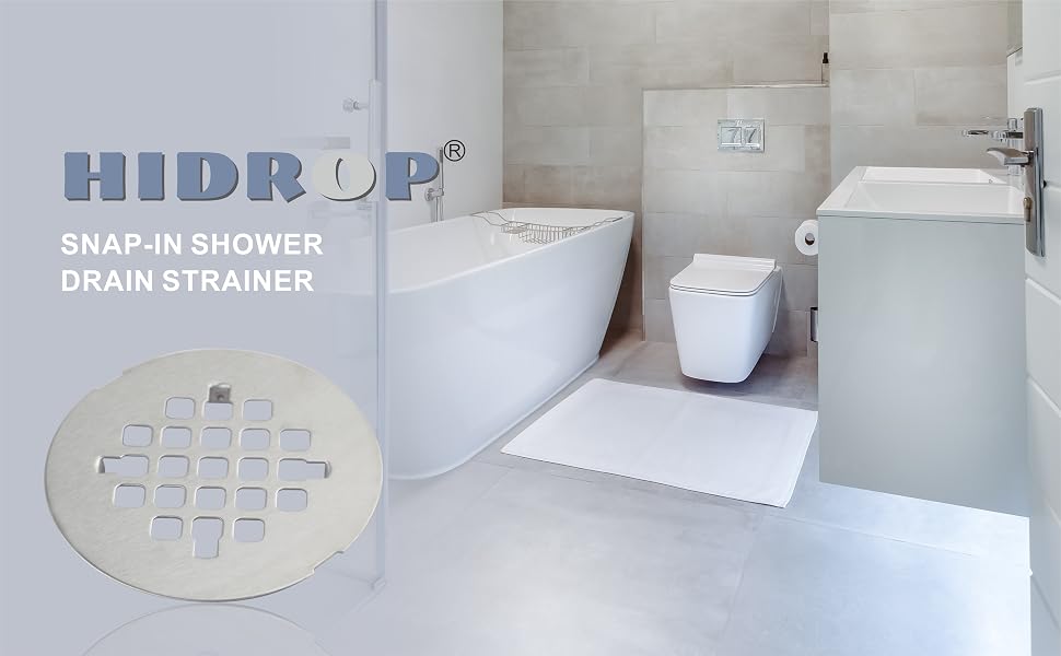 shower drain cover round snap in shower drain cover