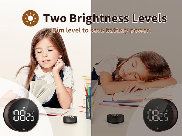 two brightness levels