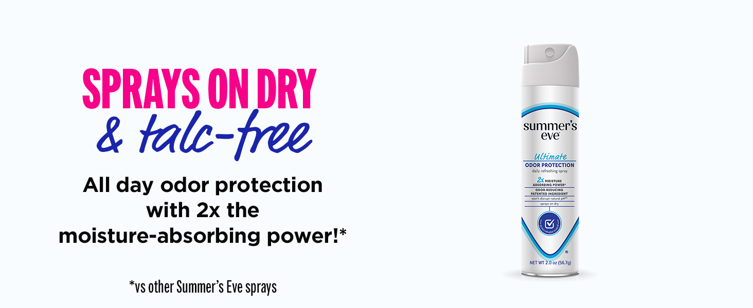 Sprays on dry