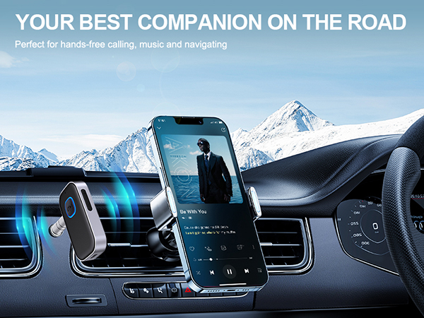 YOUR BEST COMPANION ON THE ROAD - Perfect for hands-free calling, music and navigating