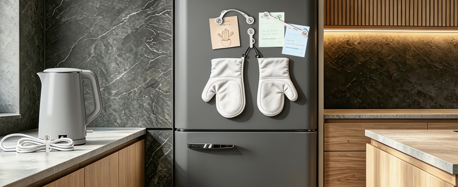 MAGNETIC CABLE CLIPS ORGANIZERS