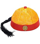 Lanxitown Adult Chinese Ancient Royal Emperor Hat Role Play Decorative Cosplay Chinese Hat Qing D...
