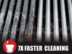 7X faster cleaning