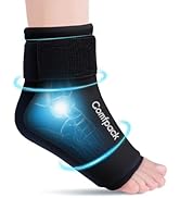 Cold Therapy Wrap with 2 Packs for Pain Relief, Reusable Gel Ice Packs for Foot Plantar,...