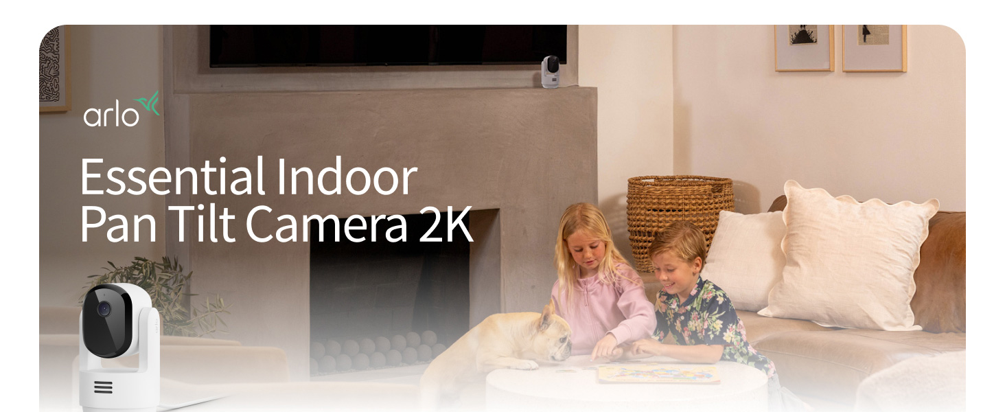 Arlo Essential Indoor Pan Tilt Camera 2K