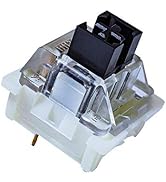 OUTEMU Black Switches,3 Pin/Linear Heavy/60g Force/RGB/Dustproof Switches for Mechanical Keyboard...