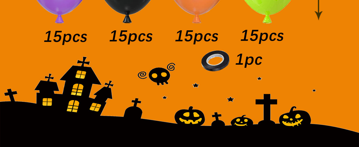 Halloween balloons