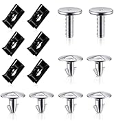 WZP 14PCS Lower Engine Cover Pin Screws, Radiator Support, Radiator Engine Access Cover Pin Clip,...