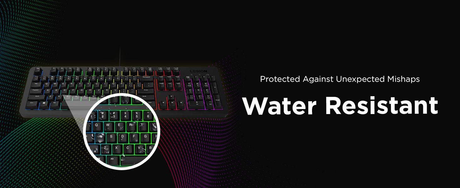 Lenovo Legion K310 RGB - Water resistant