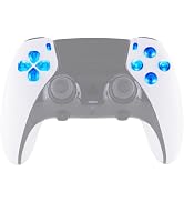 eXtremeRate Multi-Colors Luminated D-pad Action Create Option Face Buttons for PS5 Edge Controlle...