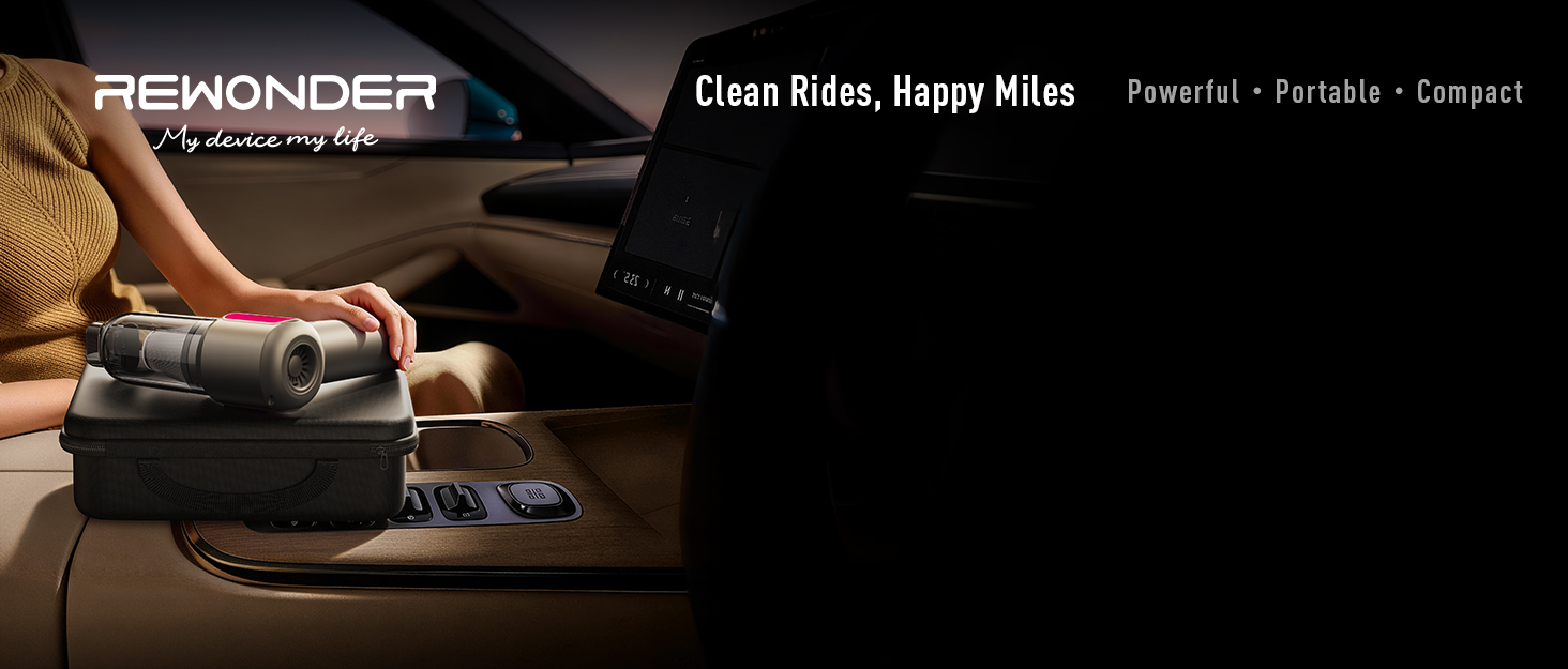 REWONDER hand held vacuum for car
