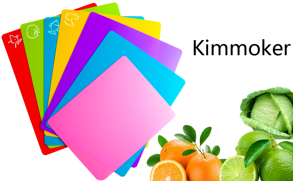 colored cutting board mats
