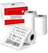 Phomemo 2.36" x 3.14" Multipurpose Labels, Thermal Sticker Label, Premium Adhesive Mailing Addres...