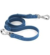 Wisedog Waterproof Standard Dog Leashes with 2 Hooks, 5 ft/ 6 ft Lengths, Adjustable for Traffic ...